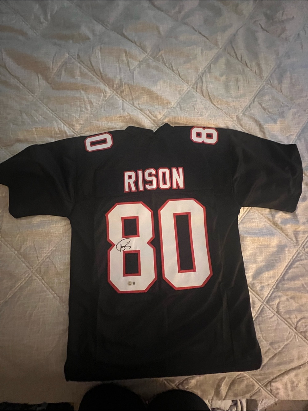 Signed Football Jersey Rison